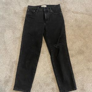 New straight leg jeans